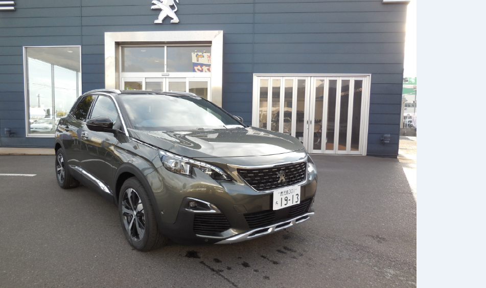 3008ガソリンモデル試乗車