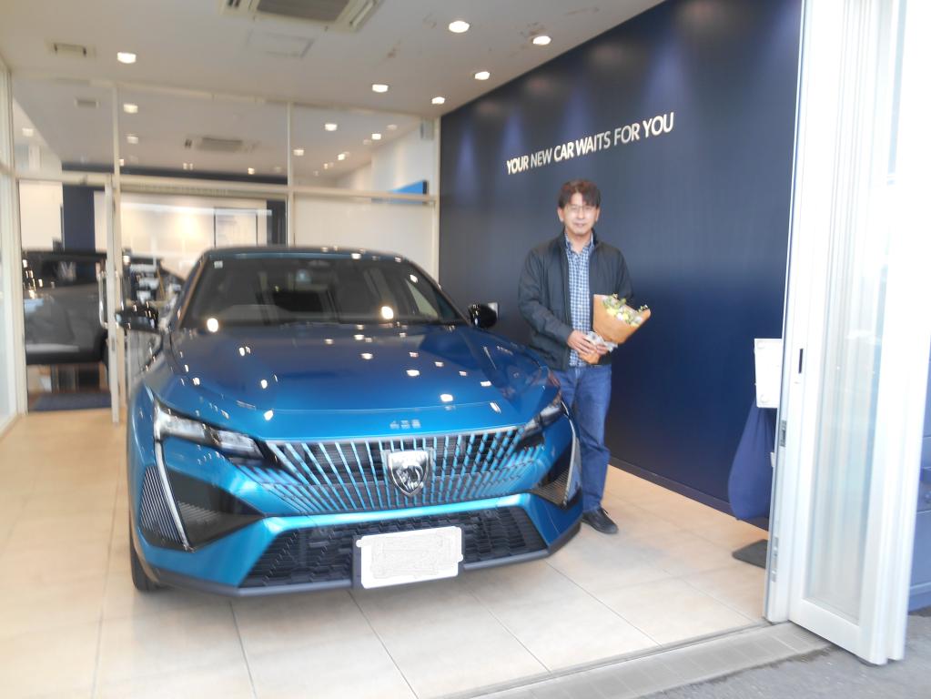 408GT HYBRID オブセッション・ブルーご納車