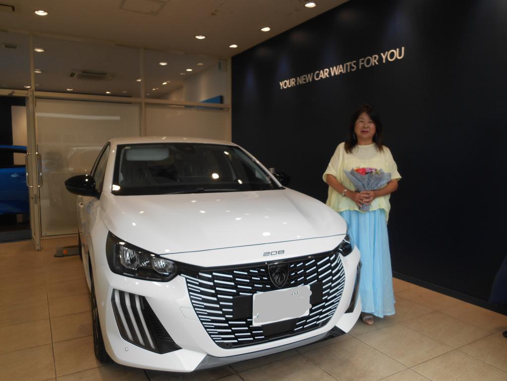 208 Allure ビアンカ・ホワイト　納車式