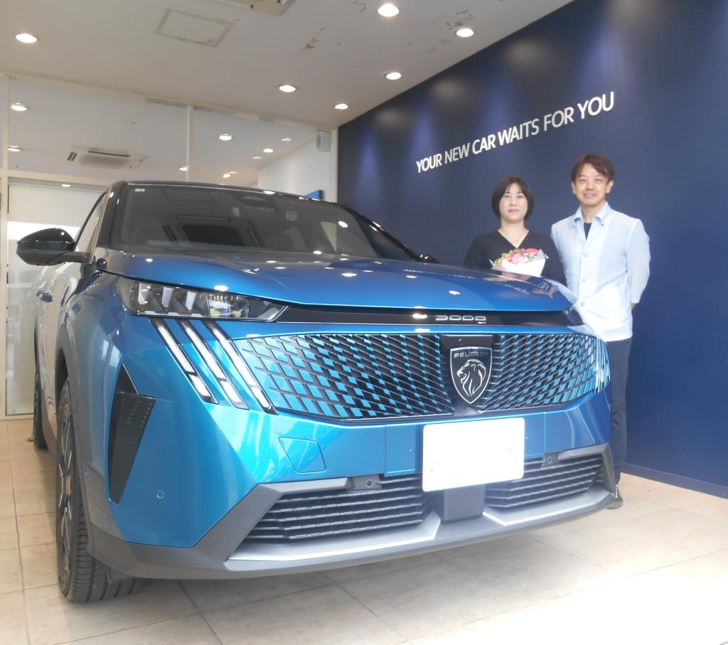 3008GT　HYBRID　オブセッション・ブルーご納車式