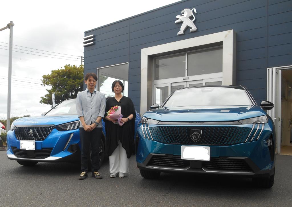 3008GT　HYBRID　オブセッション・ブルーご納車式