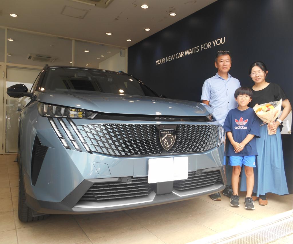 5008　GT　HYBRID　インガロ・ブルーご納車式