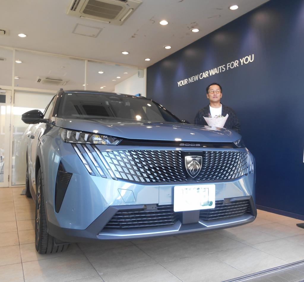 5008GT　HYBRID　CIELO　インガロ・ブルー納車式